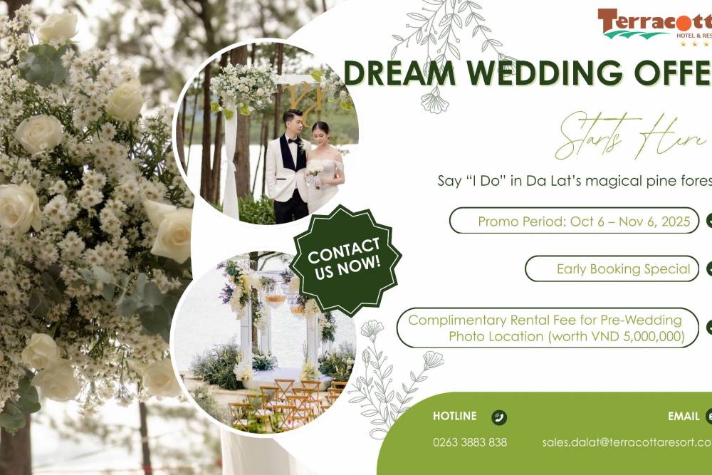 DREAM WEDDING OFFER | SAY "I DO" NƠI RỪNG TH&Ocirc;NG HUYỀN ẢO CỦA Đ&Agrave; LẠT