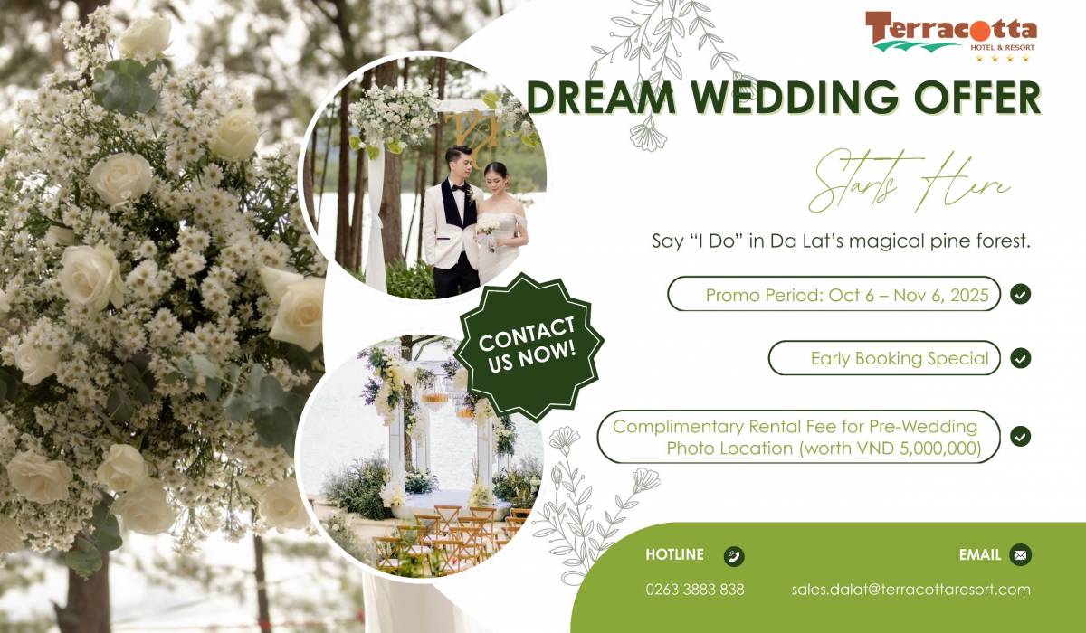 DREAM WEDDING OFFER | SAY "I DO" NƠI RỪNG THÔNG HUYỀN ẢO CỦA ĐÀ LẠT